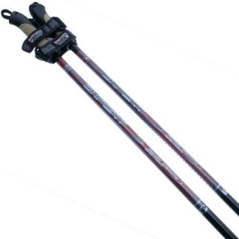 davtus Nordic Walking Carbon Karbon Stöcke SCHWARZ Länge 110 cm