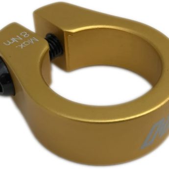 davtus N Alu-Sattelklemme für BMX Sattelrohrklemmung 28,6 mm gold
