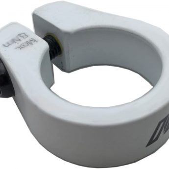 davtus N Alu-Sattelklemme für BMX Sattelrohrklemmung 28,6 mm weiss