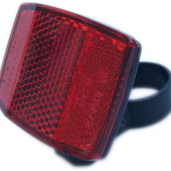 davtus Reflektor Rückstrahler Katzenauge für Sattelstütze Rot 58 mm