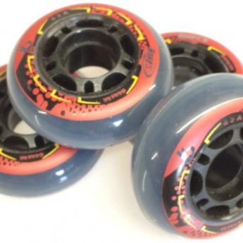 Vibes Inlineskate 4 Stück Rollenset 64 x 24 mm 78A